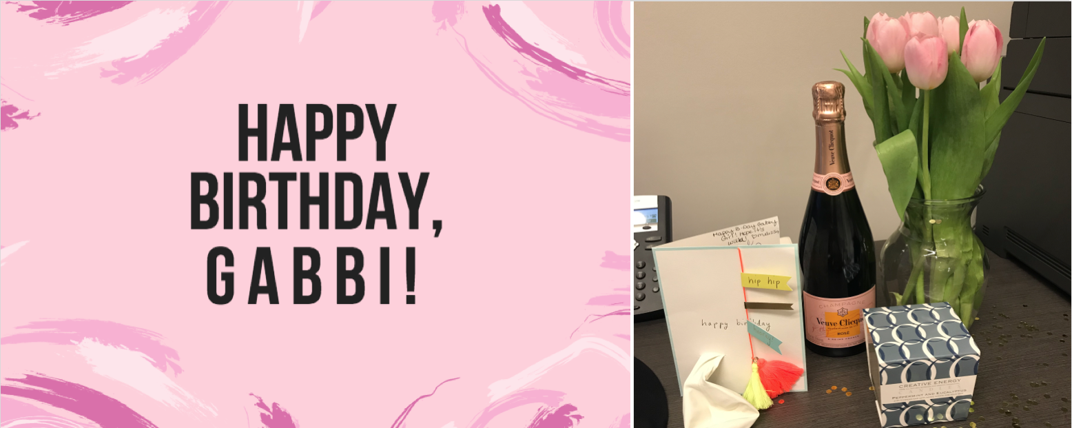 Happy Birthday, Gabbi! - Momentum Marketing