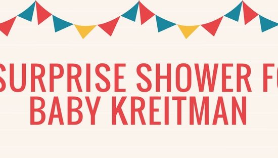 A Surprise Shower for Baby Kreitman